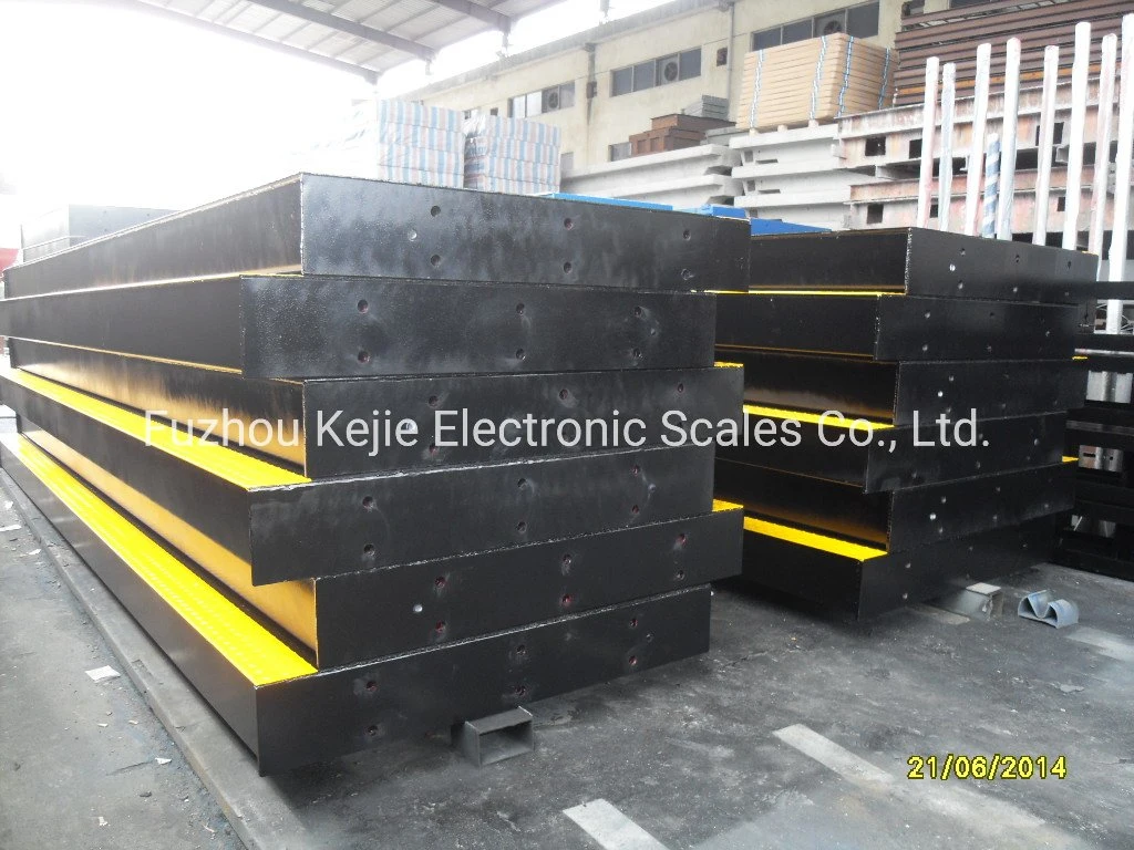 High quality/High cost performance  60 Tons 100 Tons on The Ground Electronic Truck Scale/Weighbridge with Weighing Controller From China Kejie Factory for Industrial Application