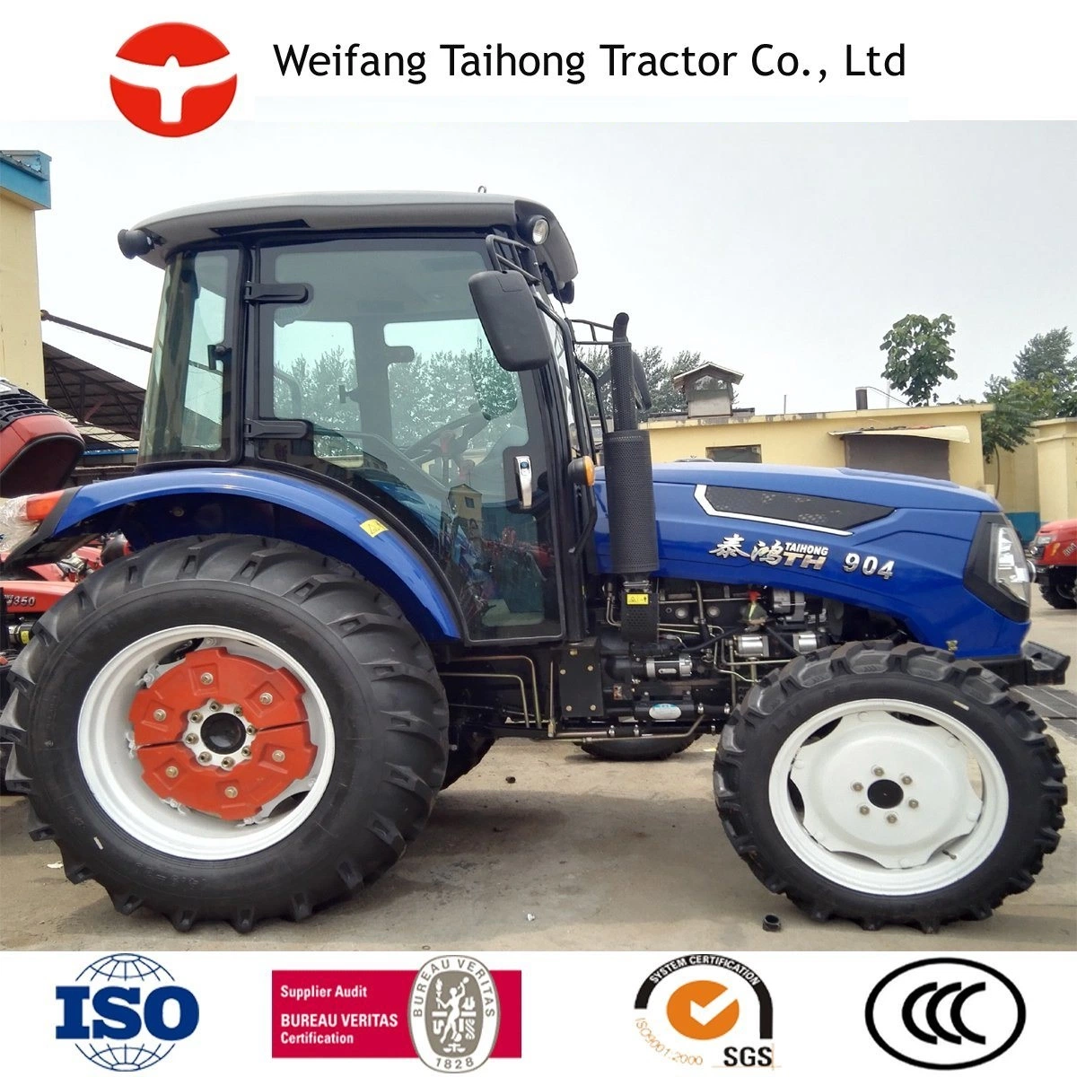 90HP 4WD Farm Equipment Cheap Chinese Tractor