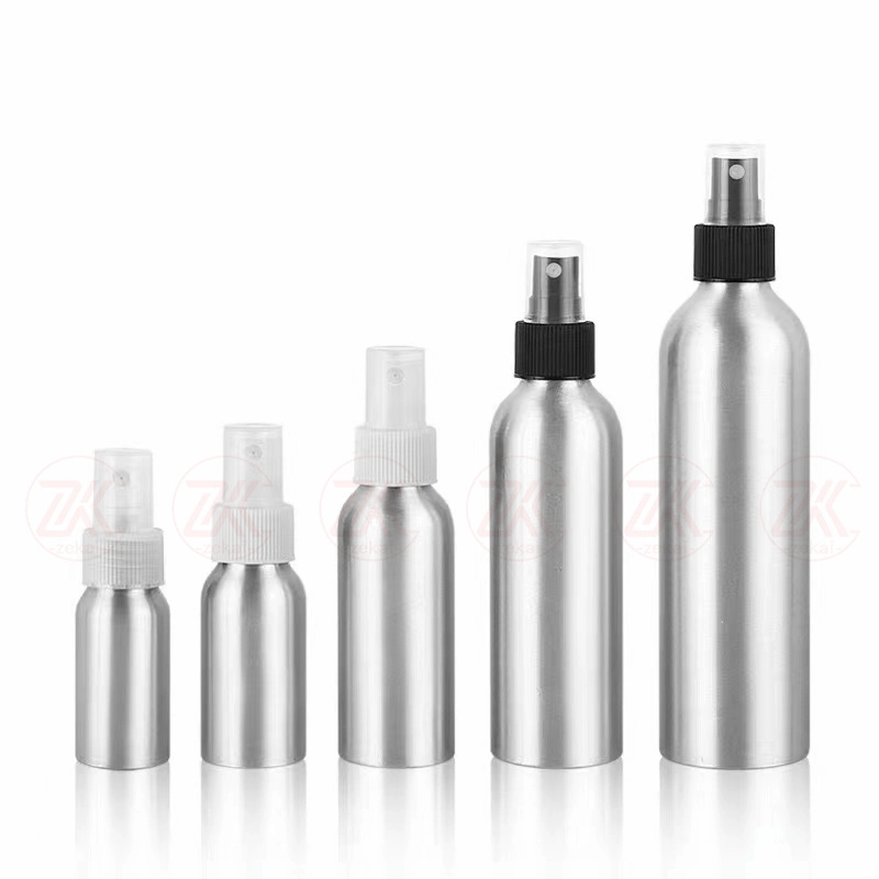 Cosmetic Packaging Essential Oil 30ml 50ml 60ml 100ml 150ml 250ml 300ml Aluminum Cosmetic Spray Bottle