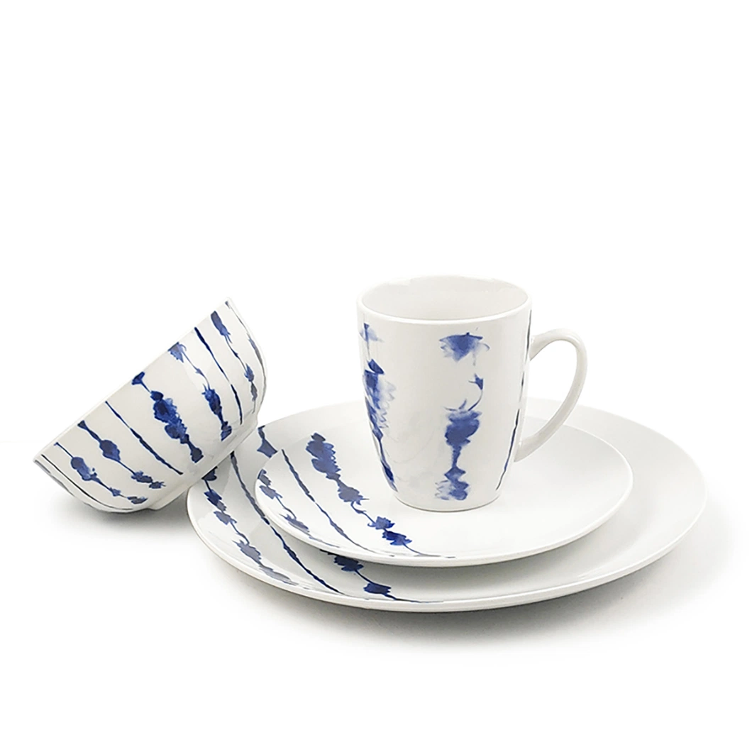 Conjunto de jantar Raylon New Design as placas de mesa em cerâmica definem o louça de jantar Conjuntos de jantar de porcelana