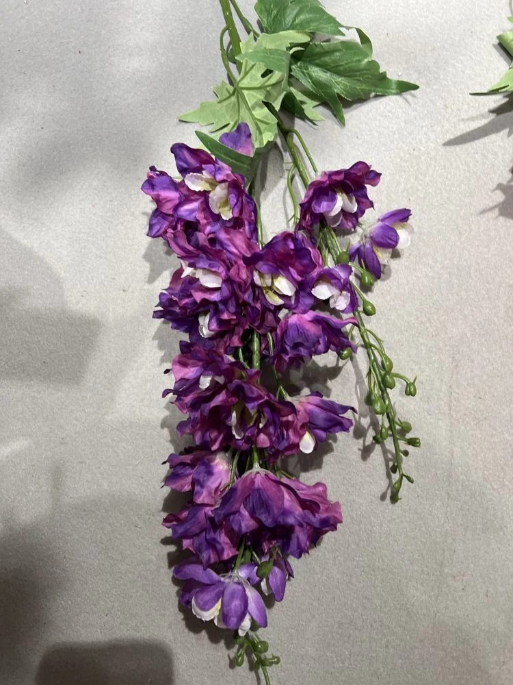 Artificial Consolida Ajacis Wedding Home Decoration Flower Artificial Single Delphinium Ajacis