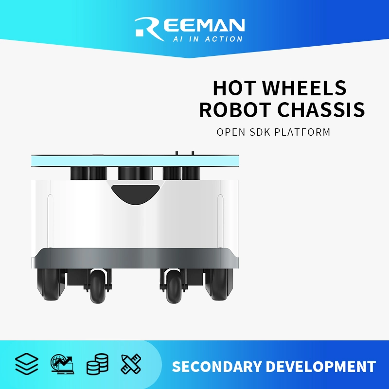 El robot elevador de alimentación del sistema de control de Internet de las cosas, el chasis Wheeleded inteligente Robot inteligente 4WD