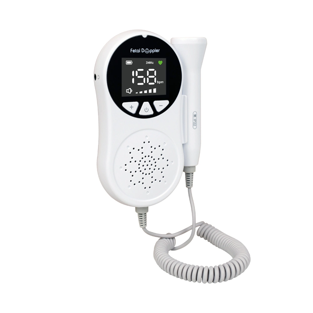 Doppler portátil de bebé Contec Contec10A LED Doppler fetal de bolsillo