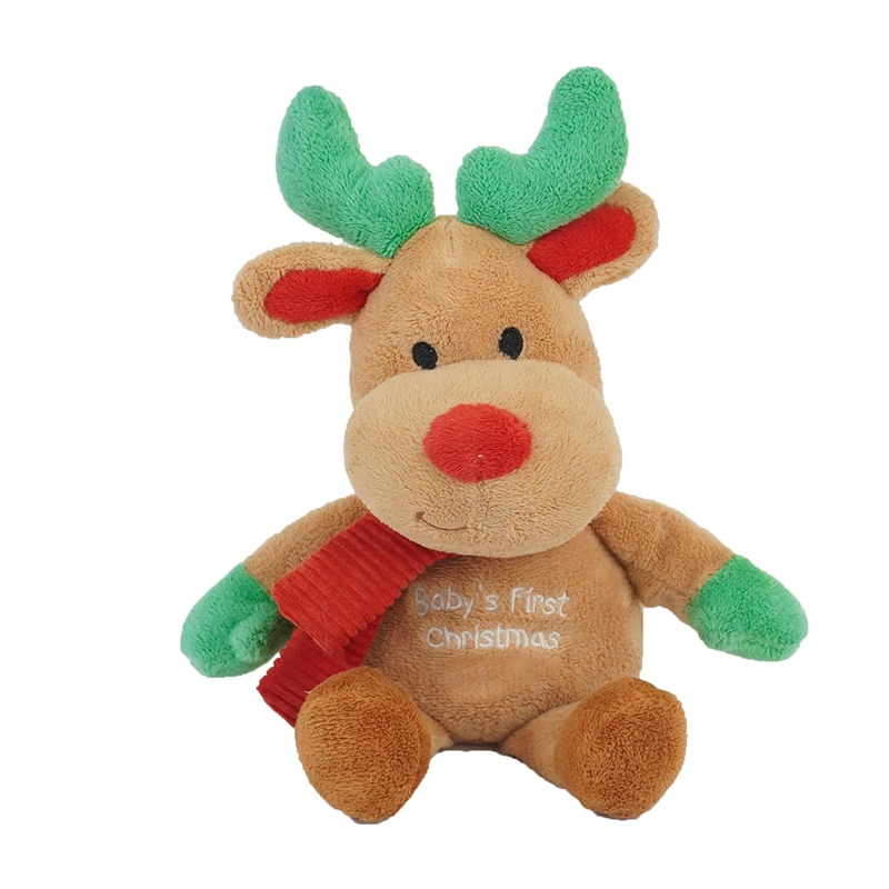 Baby Safe 25cm de regalo de Navidad muñeco de peluche suave ciervo adorables peluches