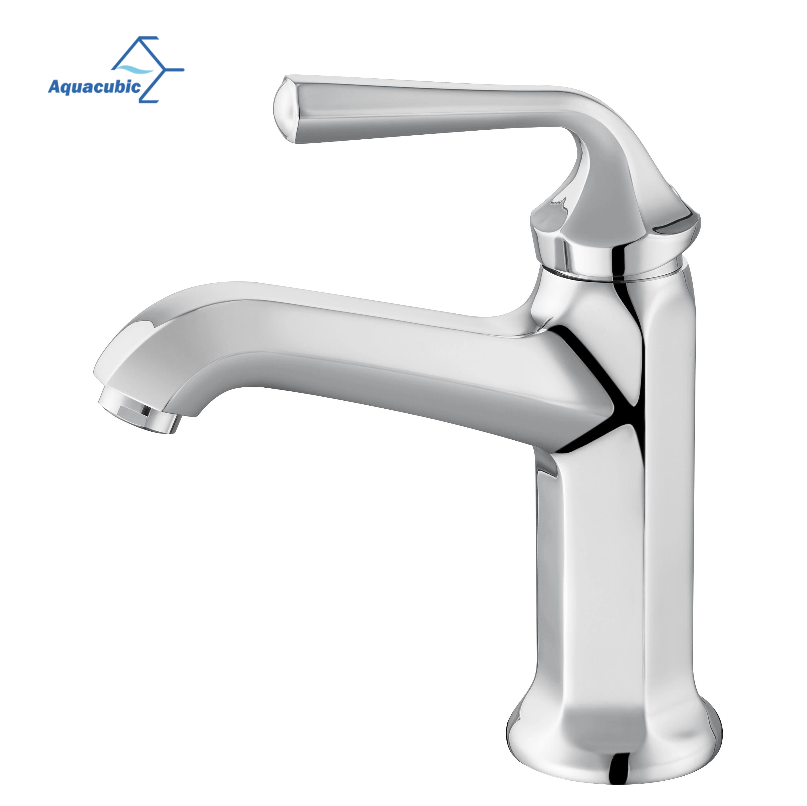 Modern Chromed Brass Bathroom Sink Basin Faucet (AF1142-6)