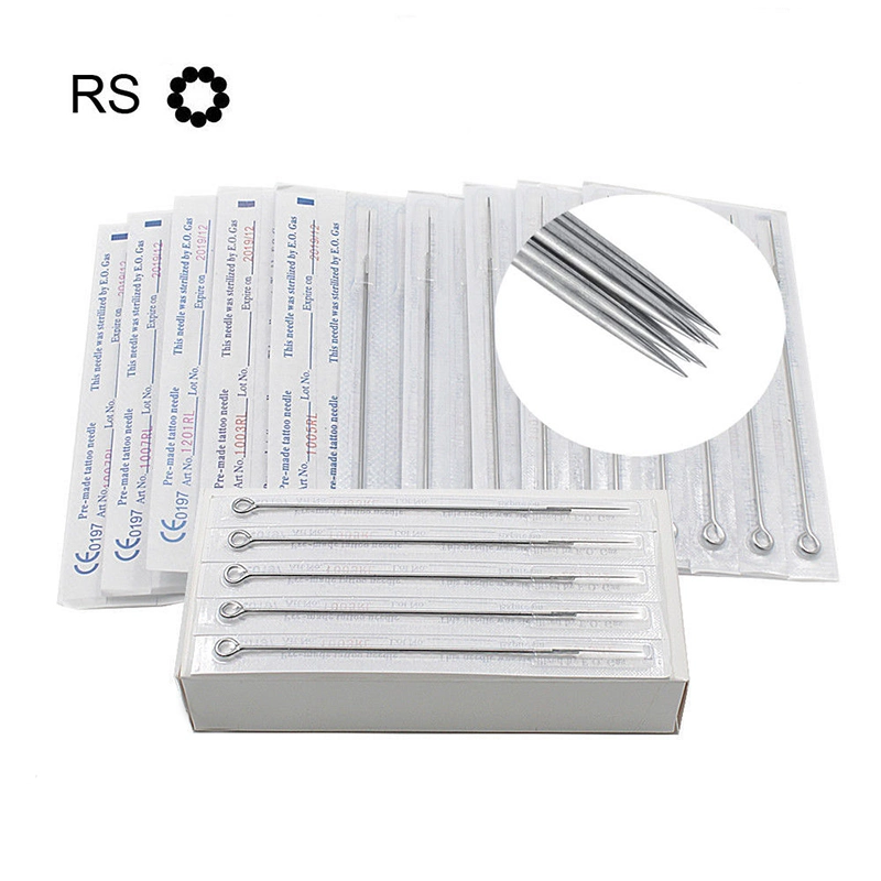 Disposable Sterilized Traditional Permanent Makeup Needles Round Shader RS Tattoo Standard Needles for Body Art