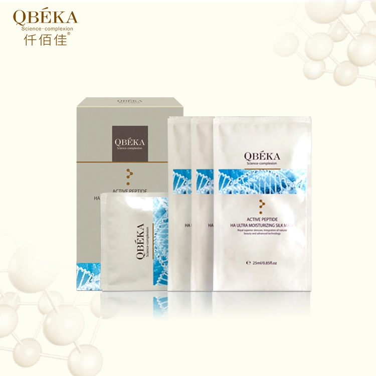 Whitening Natural Qbeka Miracle Hyaluronic Acid Facial Mask Fibroin Face Mask Face Moisturizing Mask