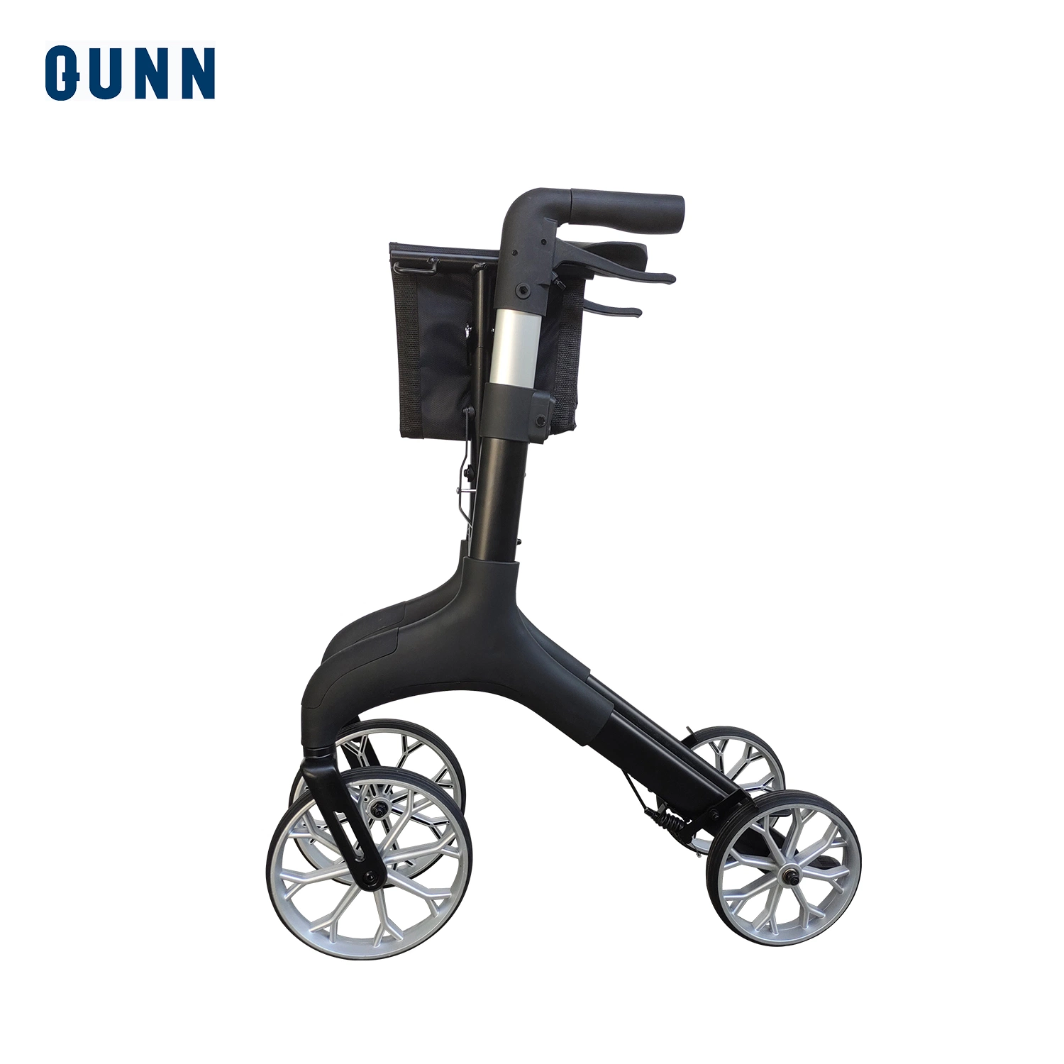 Qunn Rollator Jazz pour adultes en aluminium de haute qualité pour personnes âgées.