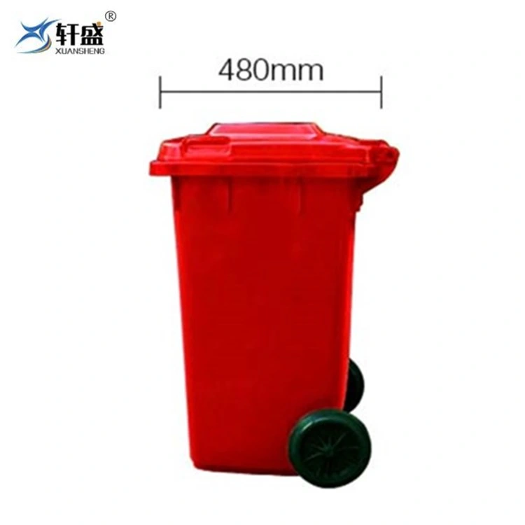 240L, 120L, 100L Eco-Friendly Feature Plastic Dustbin, Waste Dustbin with 2 Wheels