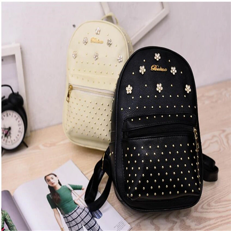 Sweetlovely Women Backpacks Girl School Bag PU Leather Bag