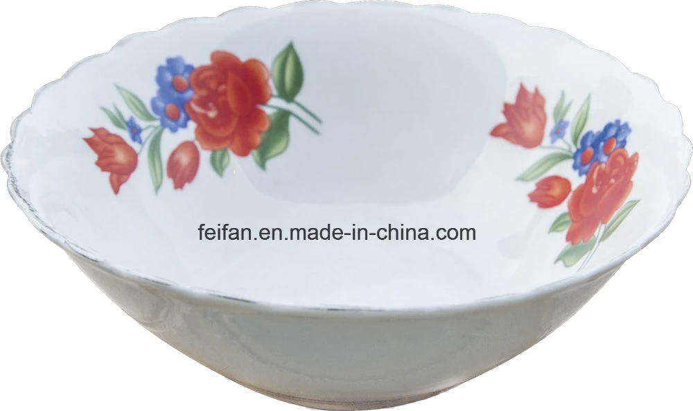 Factory Wholesale/Supplier Colourful Ceramic Bowl/Lotus Edge Bowl with Nice Quality/Rice Bowl/Porcelain Bowl