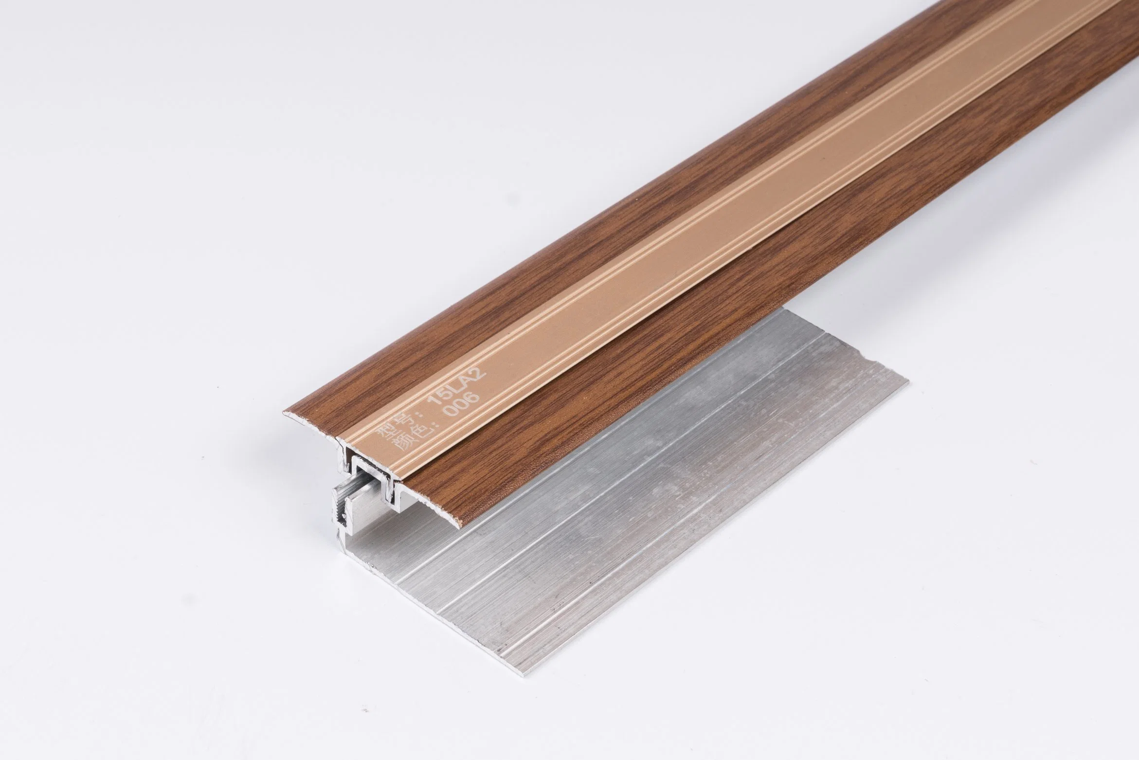 Holz Fertig Aluminium Teppich Edge Trim Übergang Streifen Teppich Bodenbelag Profilzubehör