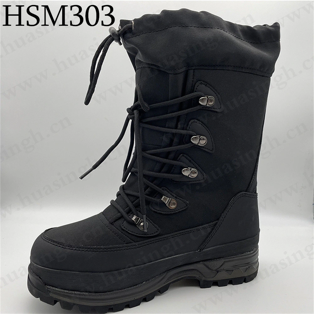 Gww, Keep Warm Wool Lining in Extremely Cold Weather Hiking Boot Russia Market Popular Combat Boot with Waterproof Sock Hsm303