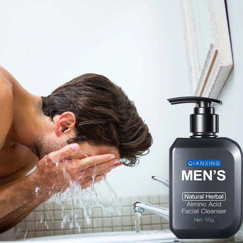 Cosmétiques soins de la peau pour hommes blanchiment huile contrôle produits de lavage pour le visage