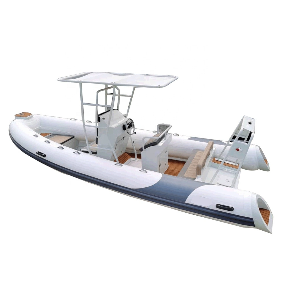 Ocean Master 19 FT Hypalon Aluminum Patrol Rib Boat 580