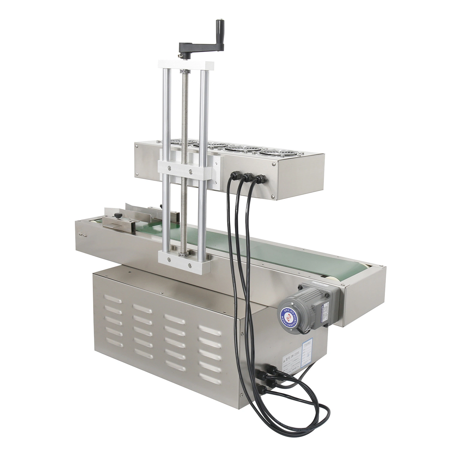 Inducción electromagnética vertical automática tapa de botella de aluminio de lámina de diámetro grande Máquina de sellado