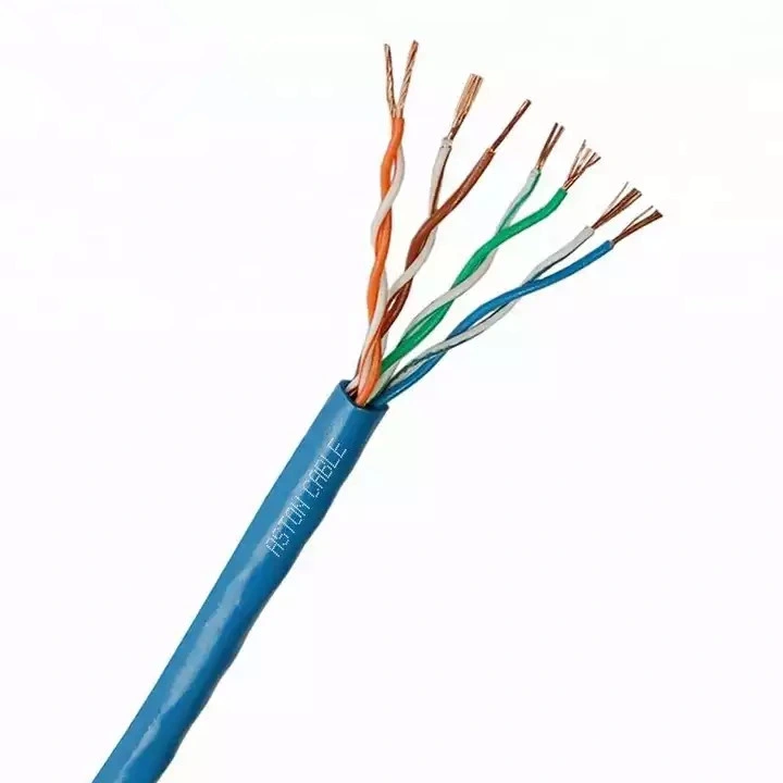 China Supplier 100% Test Cable Cat5e CAT6 CAT6A Cat7 UTP Ethernet LAN Cable