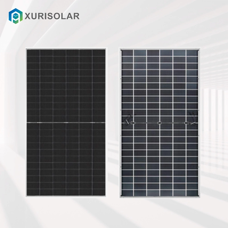 TUV, CE, SGS 132 Half Cell Poly PV Black Polycrystalline Module Solar Energy Power Panel with 30 Years Warranty