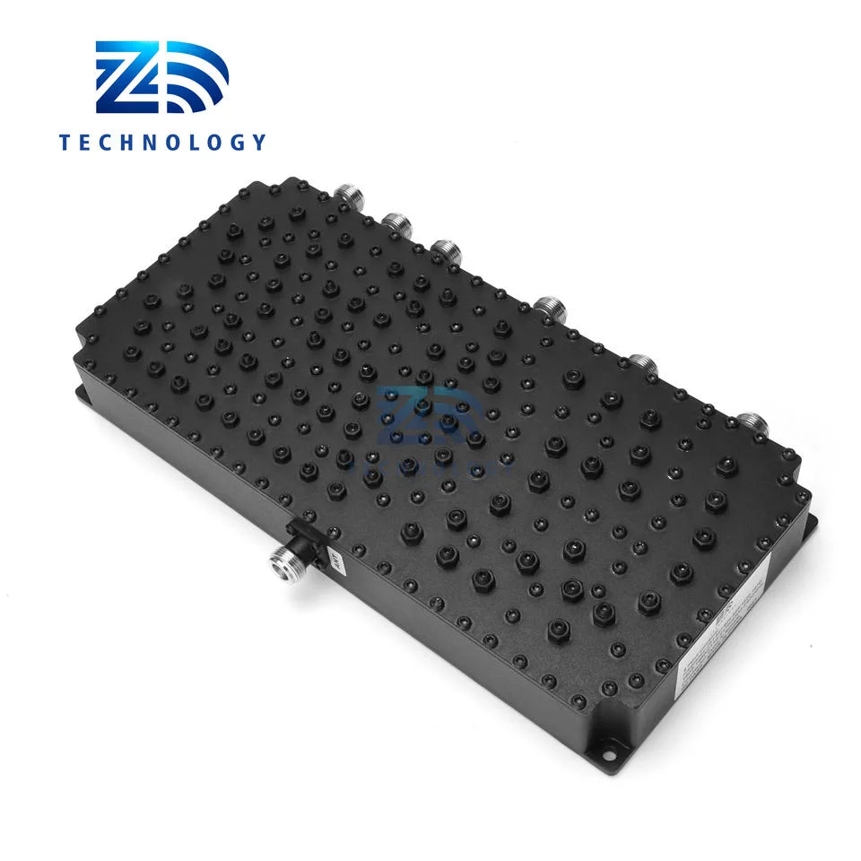 Customized Frequency 800-960MHz 1520-1670MHz 1805-1880MHz 1930-1990MHz 2110-2170MHz 2400-2500MHz 6 Way Combiner with N Female Connector