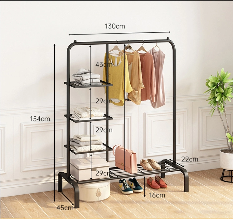 Easy Hotel Bedroom Furniture Hang Stand Fashion Clothing Garment Store Zara Hanging Stand Boutique Metal Clothes Display Rack