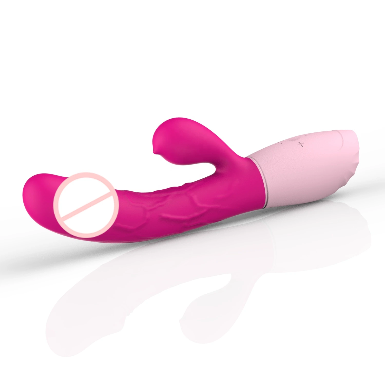 Sexe jouet adulte Double vibrant Stimulator vagin clit Dildo Massager G Vibreur de lapin à pois pour femmes