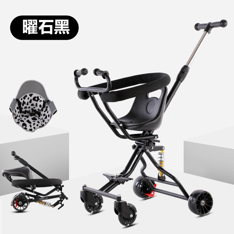 Factory Supplier Shock Absorber Kids Folding Trolley Baby Lightweight Stroller with Umbrella