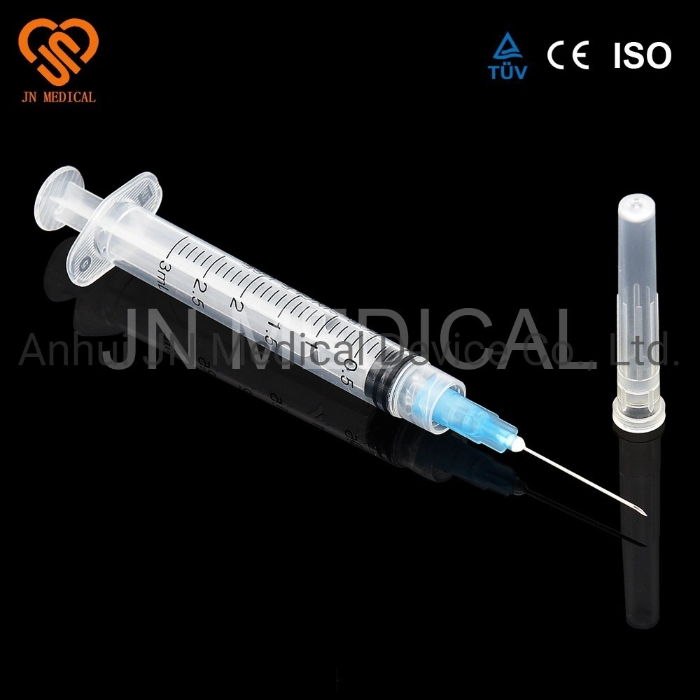 CE/ISO13485 Jn Blister Packing, 100PCS Inner Box, Export Carton Syringes 1ml Disposable Syringe for Adult Cheap Price