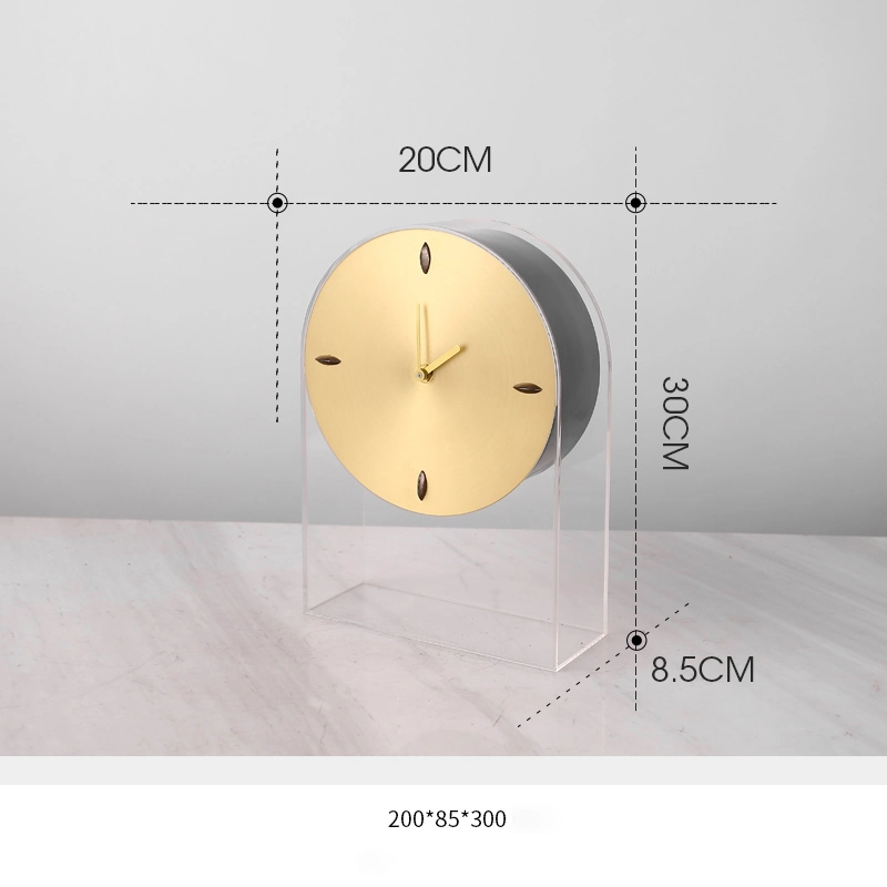 Modern Luxury Creative Gifts Ornament Living Room Decorative Desktop Fashion Acrylic DIY Clocks