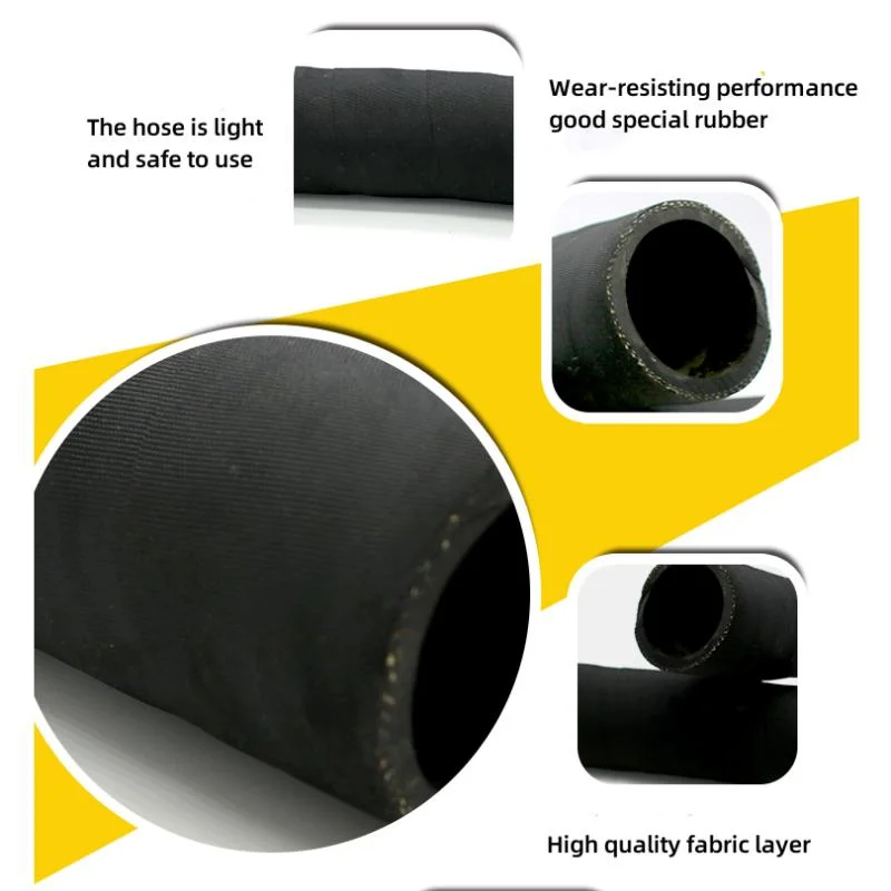 Manufacturers Direct Supply Oil Blast Pipe Steam Clip Cloth 2" Rubber Hose