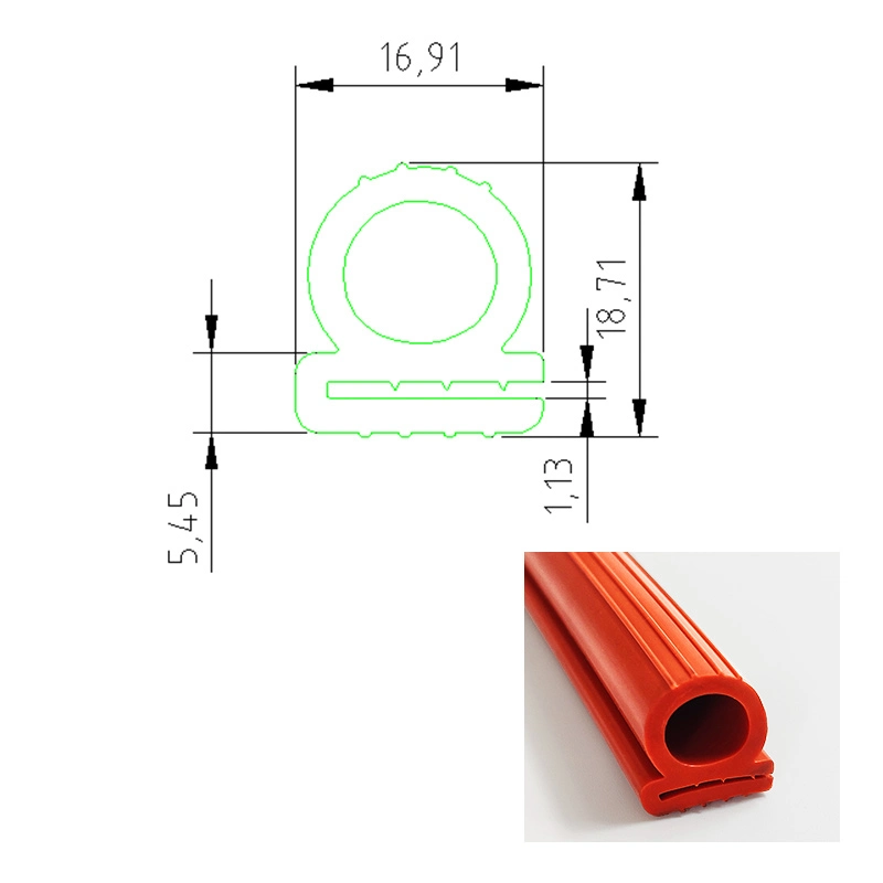 High quality/High cost performance  Silicone Waterproof and Dust-Proof Oven Door Anti-Collision and Protective Sealing Strip