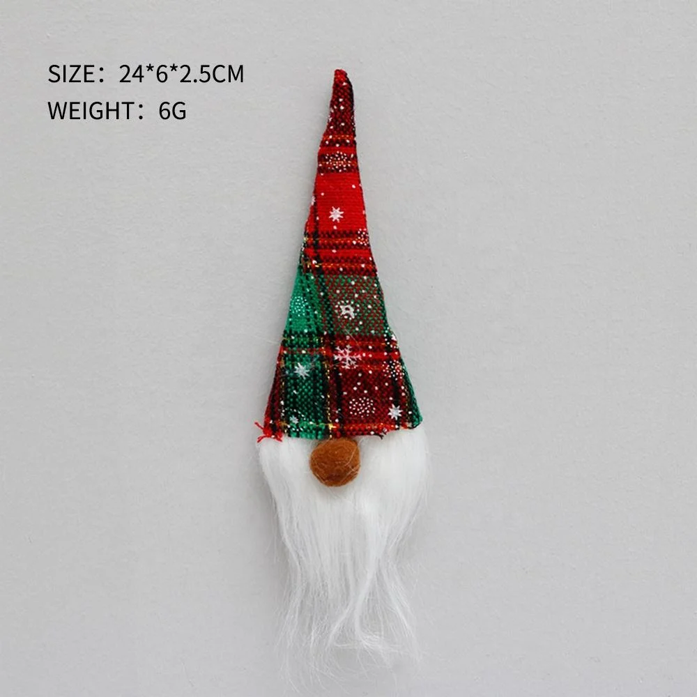 Pendant Santa Hat Faceless Doll Christmas Tree Hanging Ornaments