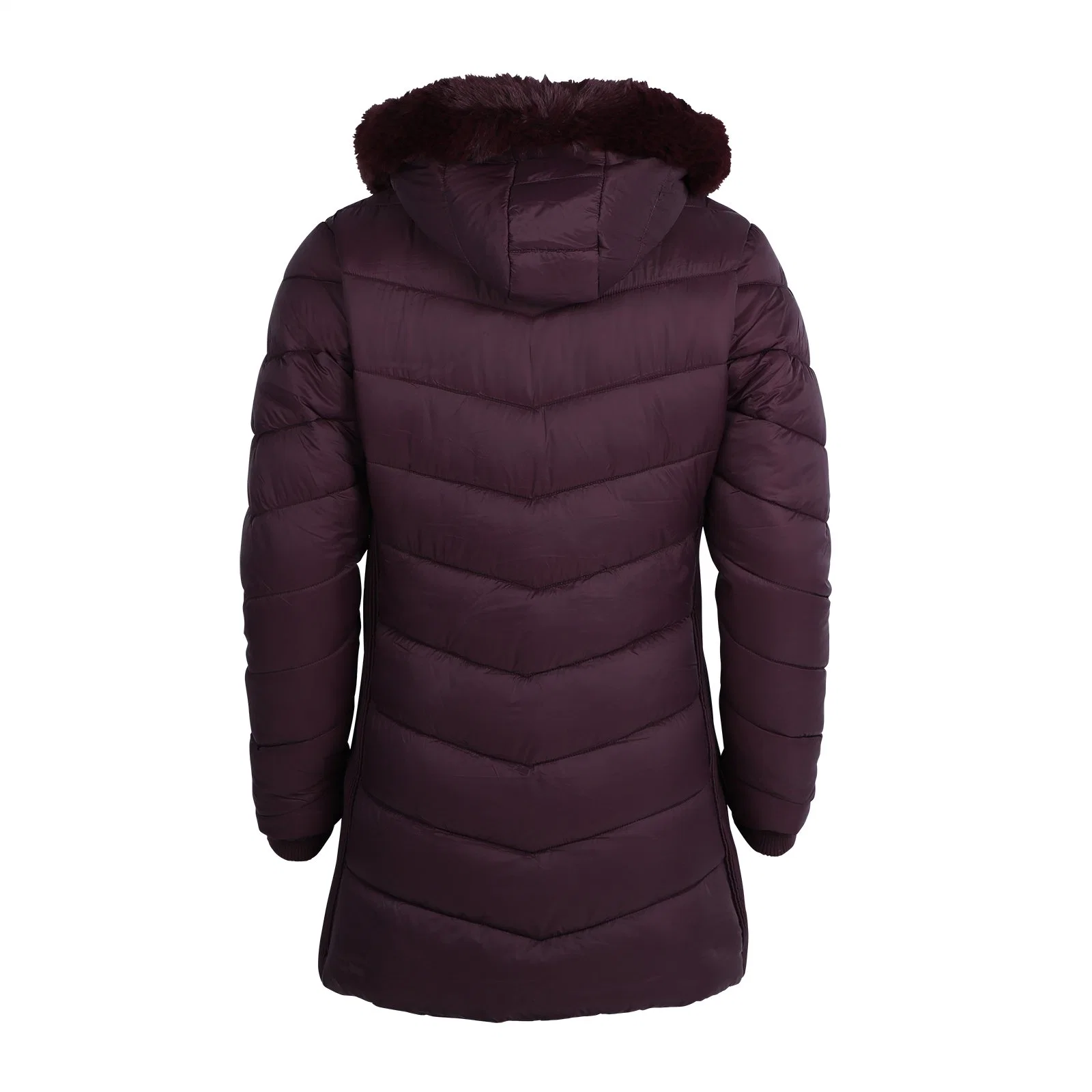 Women&prime; S Ultralight Fake Down Jacket Parka Long Winter Outdoor Coat