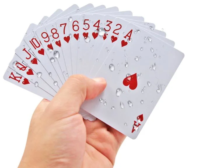 Customized 100% Waterproof PVC Waterproof Plastic Playing Cards