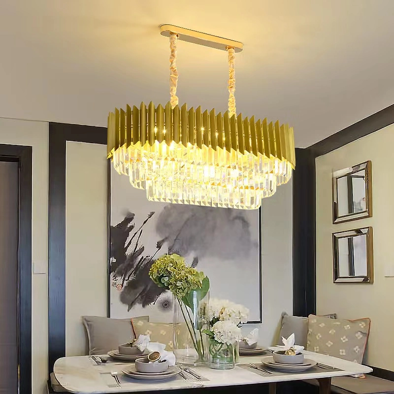 Konig Lighting China Crystal Light Chandelier Factory Hotel Hall Large Crystal Chandelier Pendant Lamp for Restaurant OEM ODM Custom Crystal Ceiling Lamp