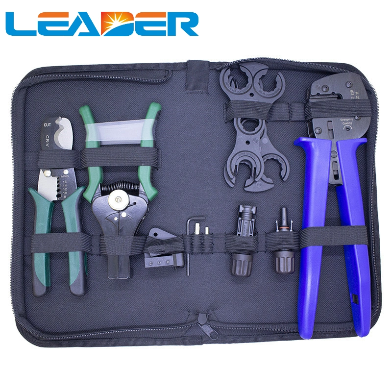 Photovoltaic Tool Set Crimping Pliers Kits Solar Tool Set with Crimper Stripper Cutter for Mc2.5/4/6.0mm2 Connectors