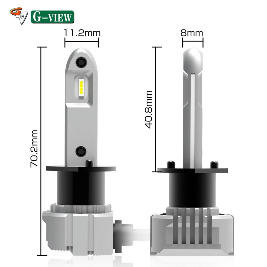 Gview GFO 12-18V 3600lm H1 H4 H7 H8 H11 H10 9005 9006 Lighting Systems Auto Headlight