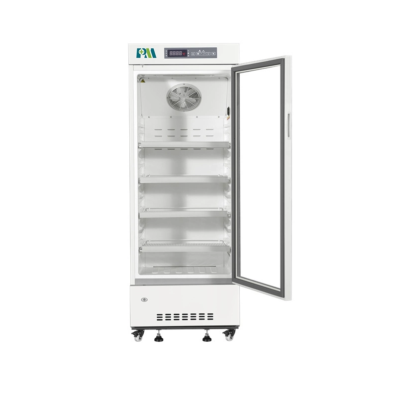 2-8 Degree 226L High quality/High cost performance Medical Pharmacy Refrigerator Vaccine Freezer with Glass Door