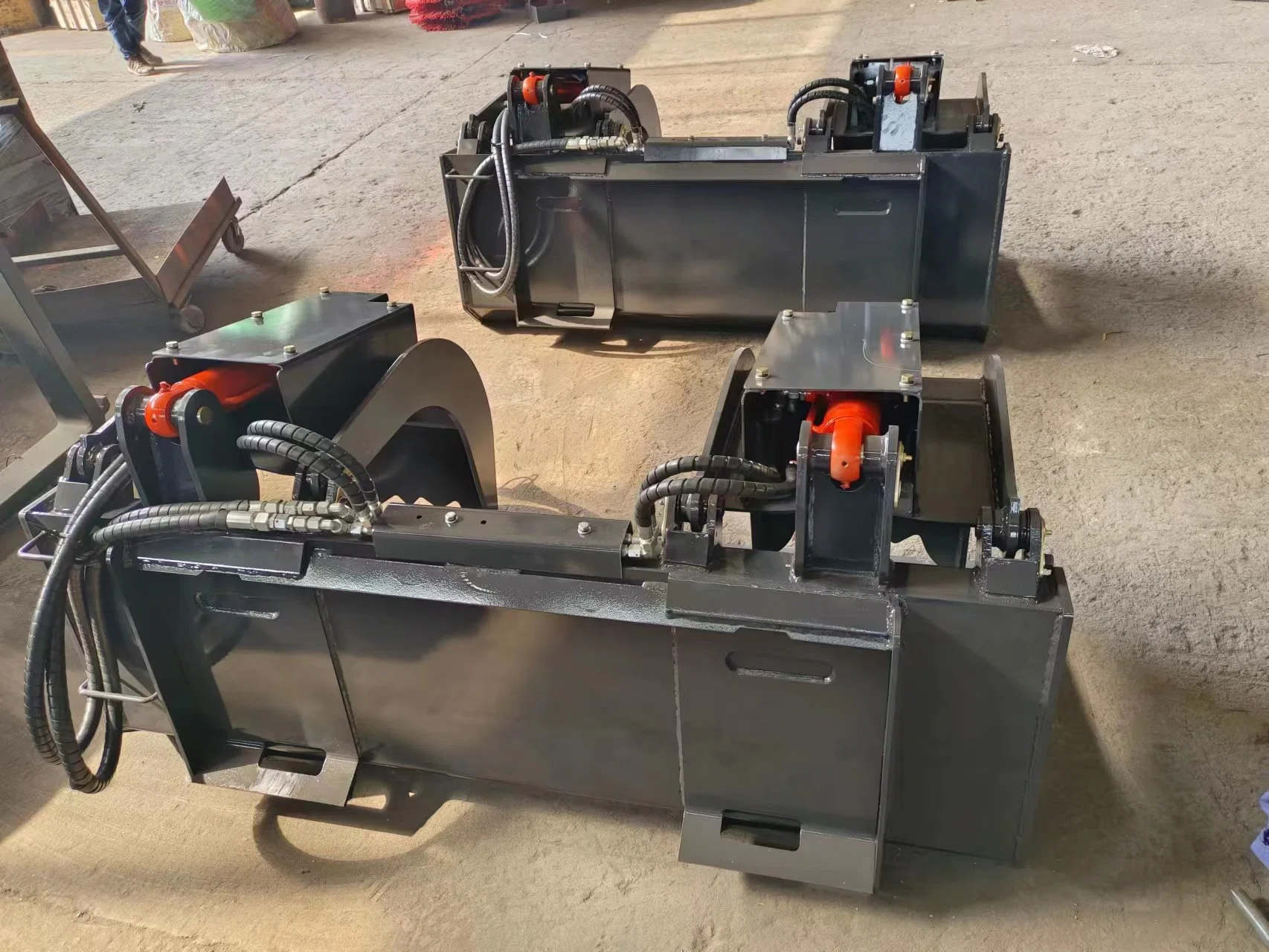 Best Price Skid Steer horquillas hidráulicas cuchara de agarre