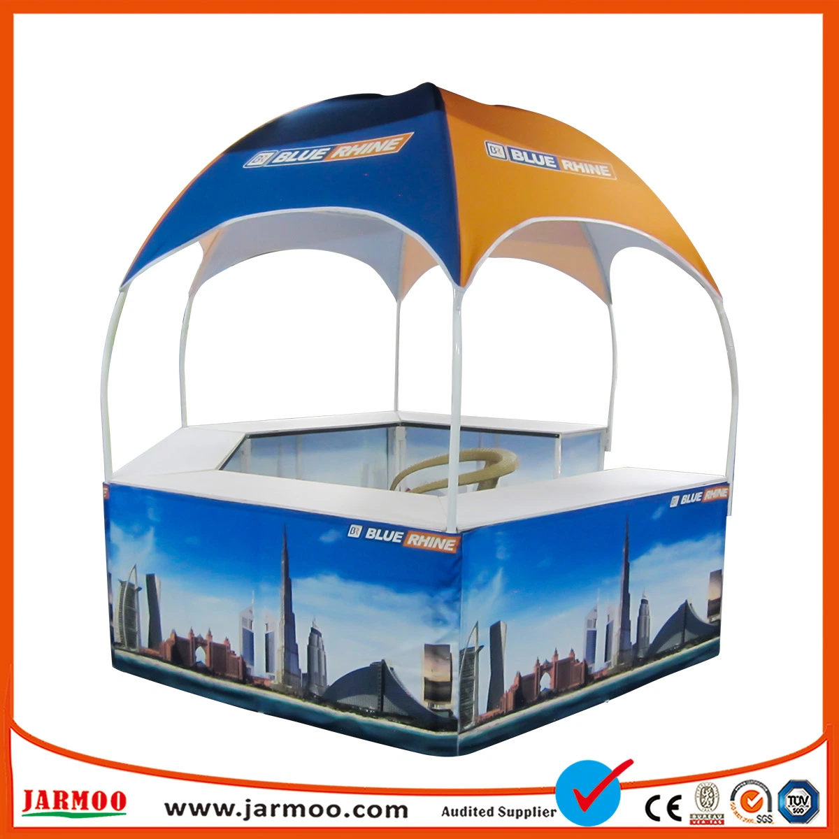 Promotional Advertising Dome Kiosk Canopy Tents Trade Show Hexagon Gazebo