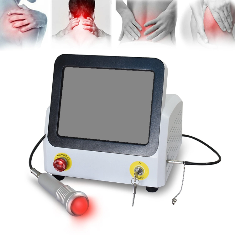 Su uso en Casa Alivio del dolor del cuerpo de fisioterapia Fisioterapia dispositivo láser de diodo 980 nm