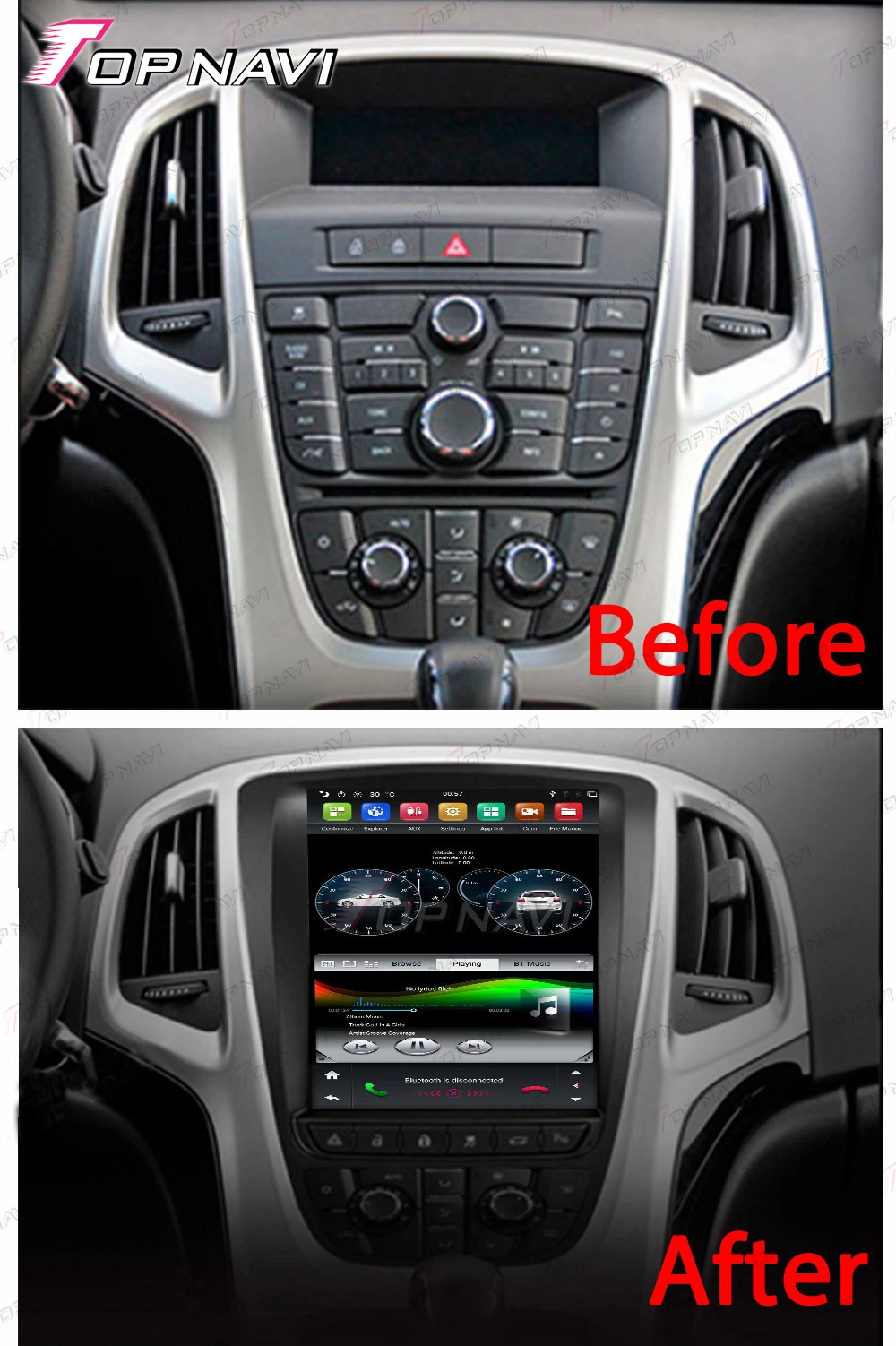 9.7 Inch Car Stereo Android for Opel Astra J 2012 2013 2014 Car Entertainment System Car DVD Player