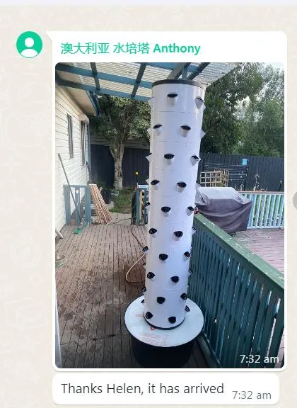 60L Tank 60 Plants Aeroponic Tower Home Garden