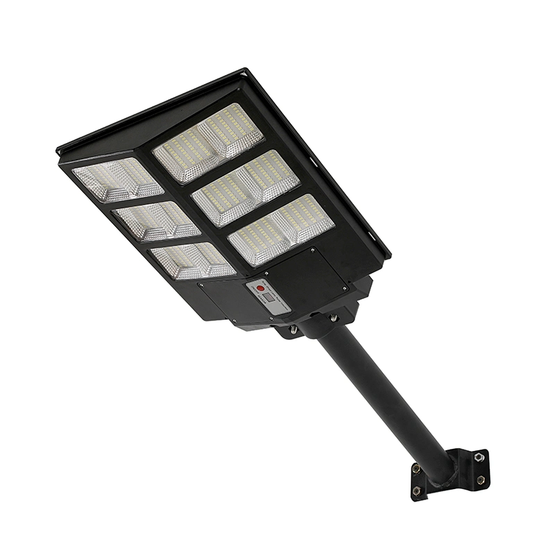 Nuevo sensor de movimiento brillante Luz de calle ABS lámpara LED impermeable IP65 180W 240W 300W exterior todo en uno LED Panel solar Luz de la calle Cell