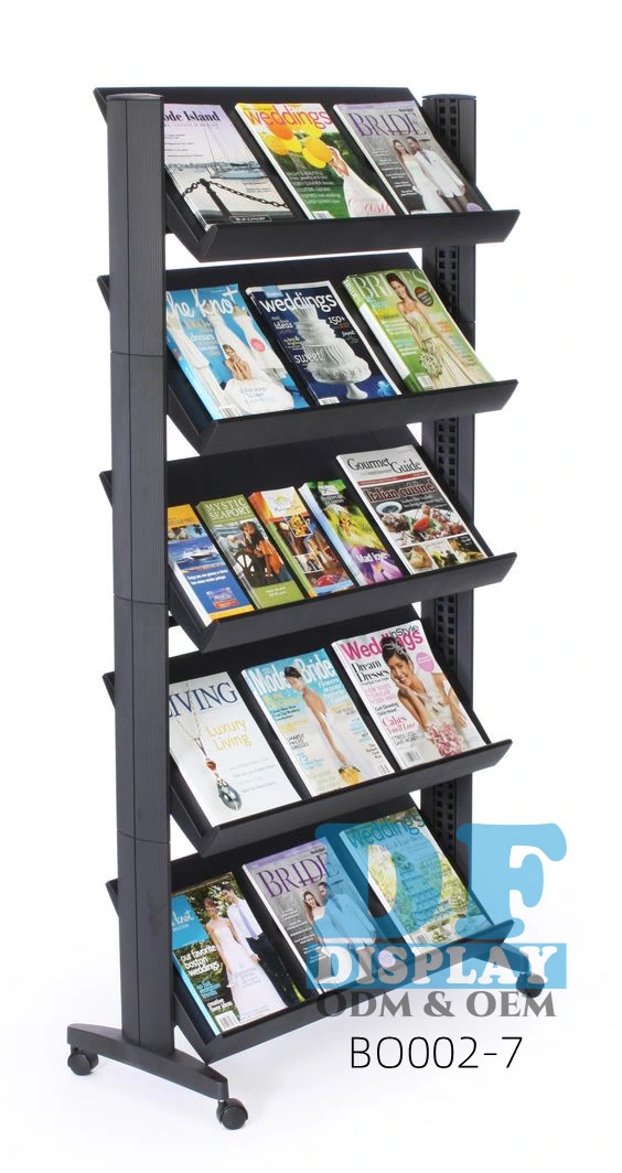 Wooden Brochure Display Rack Greeting Card Stand Greeting Card Display for Retail Store