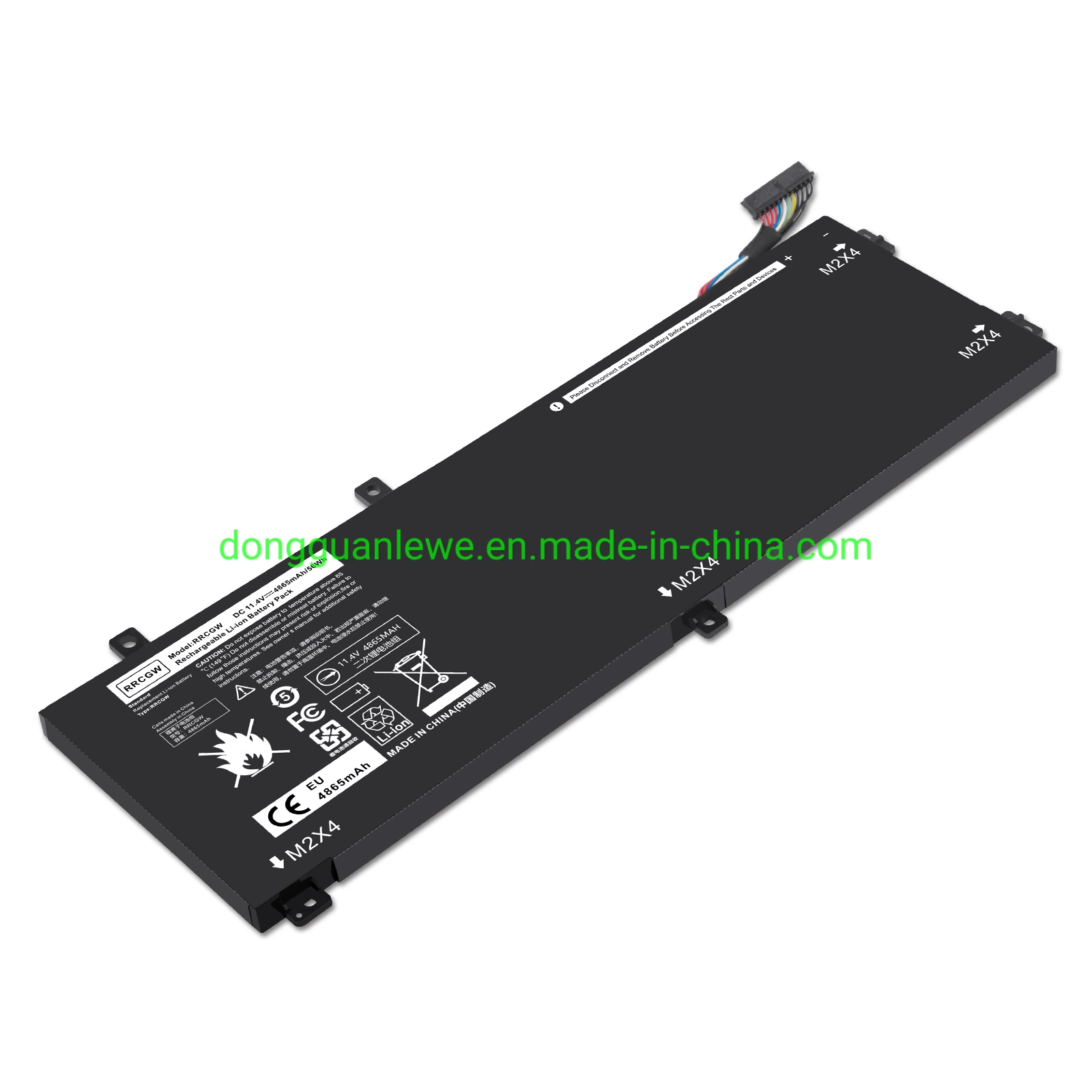 Rrcgw Laptop Battery Compatible with DELL XPS 15 9550 Precision 5510 62mjv M7r96 11.4V 56wh Power Supply Battery Pack