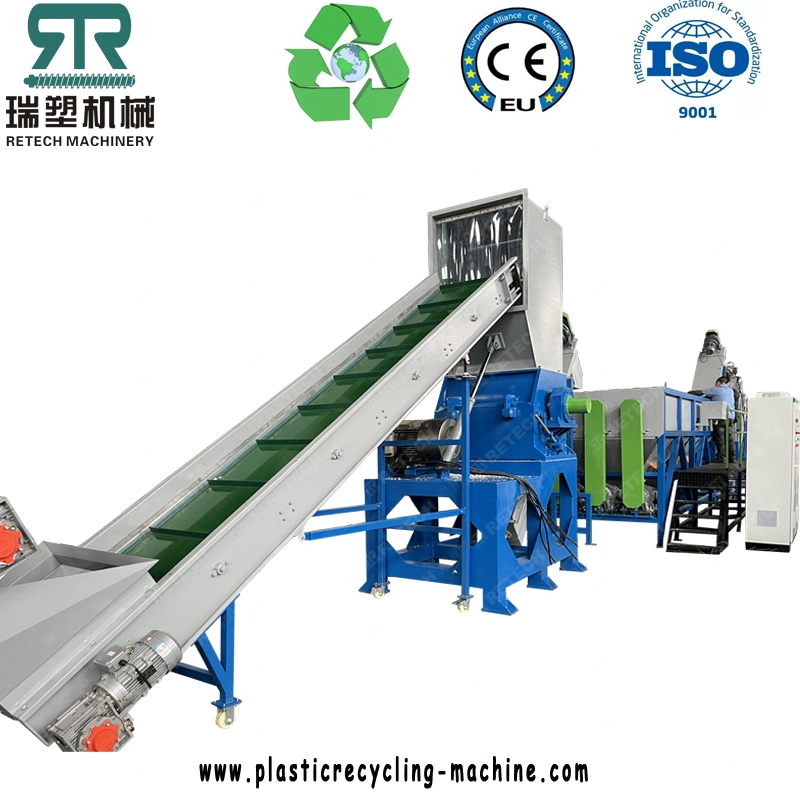 Waste Plastic LDPE Agriculture Covering Film/LLDPE Stretch Shrink Packaging Film Washing Recycling Line/Machine/Plant