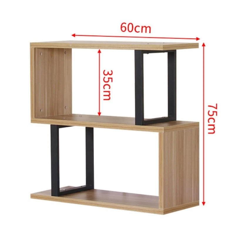 Shelf Display Shelves Cosmetic Cabinet Steel Wooden Store Gondola Shelving Boutique Convenience Iron Used in Supermarket Rack Book Shelf