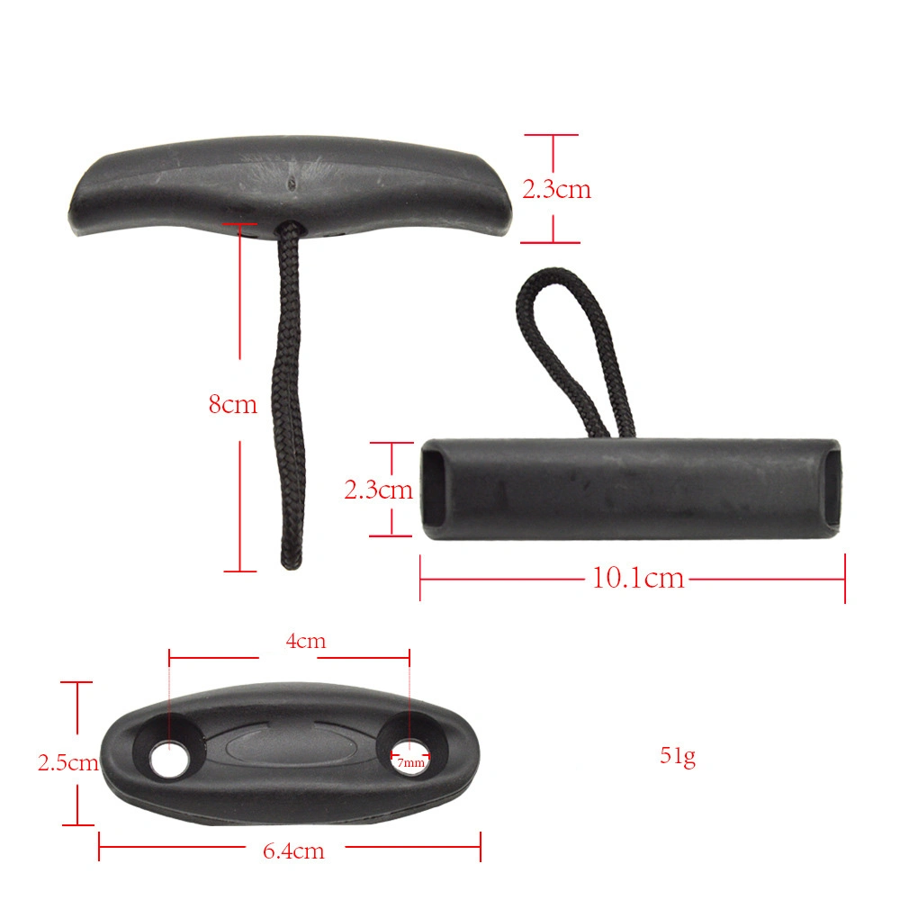 Poignée facile à soulever ensemble de poignées de kayak antidérapantes cheville pour panneau de canoë durable Kit Wyz15527