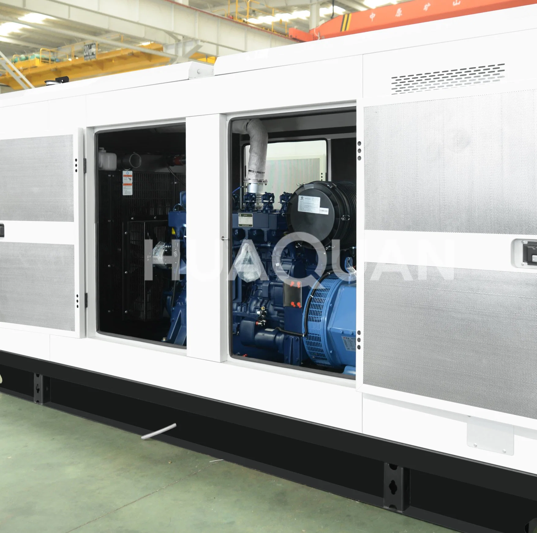 250kw Weichai Engine Wp13D317e200ng Natural Gas/CNG/LNG Generator 312.5kVA Silent Type