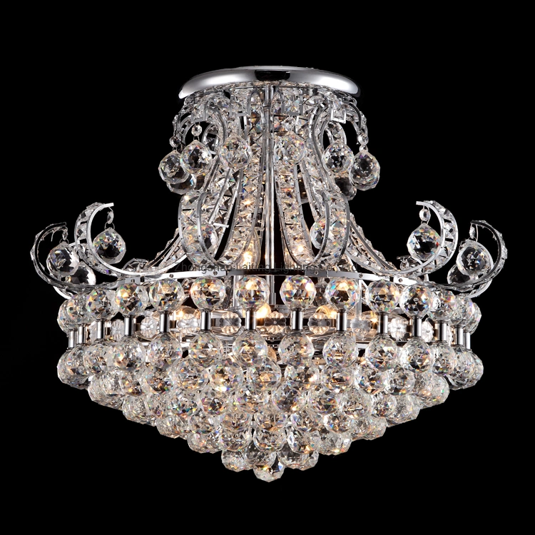 Muslim Design Small Candle Chandelier Crystal Lamp for Living Room Lighting